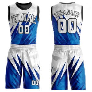Custom Basketball Uniform with Personalized Name & Number