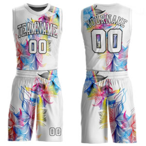 Custom Basketball Uniform with Personalized Name & Number